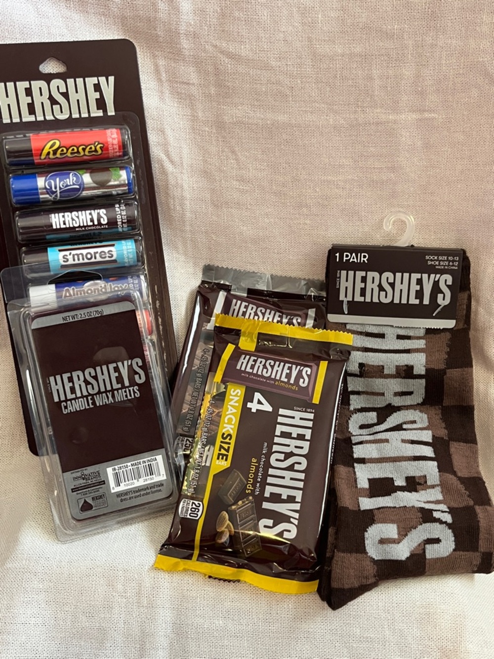 Nostalgic Hershey’s Brown Logo Socks Bundle